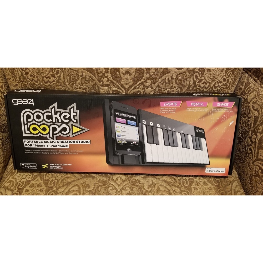 GEAR4 POCKETLOOPS PORTABLE MUSIC CREATION STUDIO KEYBOARD